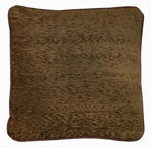 Federa cuscino gobelin 42x42 cm marrone scuro Chenille IT150
