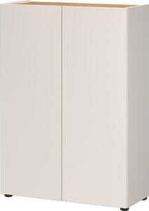 Armadietto color crema con effetto rovere 74x105x33 cm Alviano – Germania