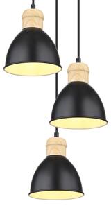 Globo 54018-3HS - Lampadario a sospensione con filo WIHO 3xE27/40W/230V