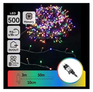 Aigostar - Catena luminosa natalizia da esterno LED RGBY 500xLED/3,6W/230V 50m IP44