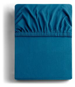 Lenzuolo con angoli color petrolio in jersey 180x200 cm Amber – Restilo