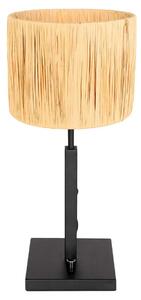 Steinhauer - lampada da tavolo - Stang - nero - erba metallo - Ø 20cm - E27 - 3708ZW