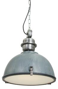 Steinhauer - lampada a sospensione - Bikkel - grigio - vetro metallo - Ø 42cm - E27 - 7586GR