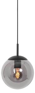 Steinhauer - lampada a sospensione - Bollique - nero - vetro metallo - Ø 30cm - E27 - 3498ZW