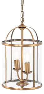 Steinhauer - lampada a sospensione - Pimpernel - bronzo - vetro metallo - Ø 23cm - E14 - 5971BR