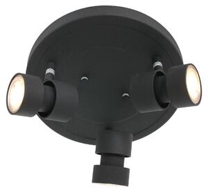 Steinhauer - faretto - Natasja LED - nero - metallo - Ø 28cm - GU10 - 7905ZW