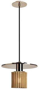 Lampada a sospensione DCW, Dorato / Ottone, Soggiorno, Alluminio