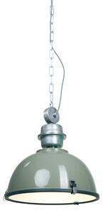 Steinhauer - lampada a sospensione - Bikkel - verde - vetro metallo - Ø 42cm - E27 - 7586G