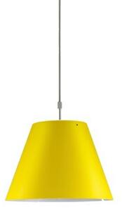 Lampada a sospensione Luceplan, Giallo, Sala da pranzo, Alluminio