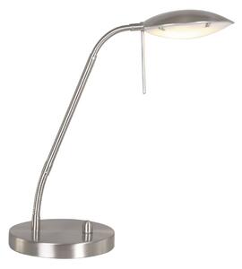Mexlite - lampada da tavolo - Eloi - acciaio - vetro metallo - Ø 17cm - LED - 1315ST