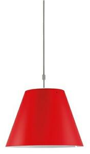 Lampada a sospensione Luceplan, Rosso, Sala da pranzo, Alluminio