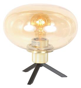 Steinhauer - lampada da tavolo - Reflexion - ambra - vetro metallo - Ø 22cm - E27 - 2681ME