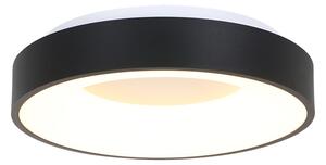 Steinhauer - plafoniera - Ringlede - nero - plastica metallo - Ø 30cm - LED - 3086ZW