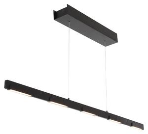 Steinhauer - lampada a sospensione - Bloc - nero - vetro metallo - lampada di design - LED - 3296ZW