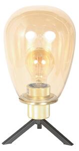 Steinhauer - lampada da tavolo - Reflexion - ambra - vetro metallo - Ø 15cm - E27 - 2682ME