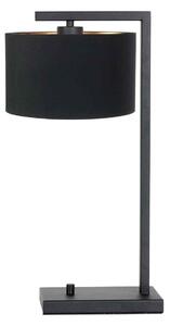 Steinhauer - lampada da tavolo - Stang - nero - metallo tessuto - lampada d'atmosfera - E27 - 7195ZW