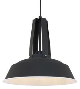 Mexlite - lampada a sospensione - Eden - nero - metallo - Ø 42cm - E27 - 7704ZW