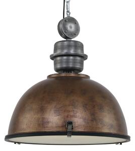 Steinhauer - lampada a sospensione - Bikkel - marrone - vetro metallo - Ø 52cm - E27 - 7834B