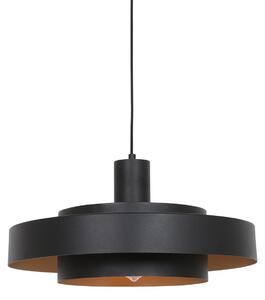 Anne Lighting - lampada a sospensione - Flinter - nero - metallo - Ø 50cm - E27 - 3329ZW
