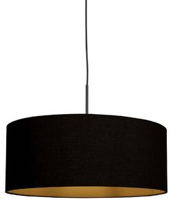 Steinhauer - lampada a sospensione - Sparkled Light - nero - lino metallo - Ø 50cm - E27 - 3960ZW