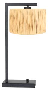 Steinhauer - lampada da tavolo - Stang - nero - erba metallo - lampada d'atmosfera - E27 - 3716ZW
