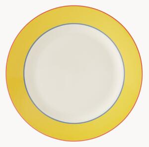 Sottopiatto rotondo in Fine China Calypso Yellow