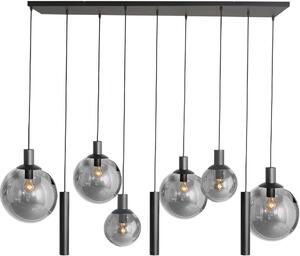 Steinhauer - lampada a sospensione - Bollique LED - nero - vetro metallo vetro fumé - lampada di design - E27_GU10 - 3798ZW