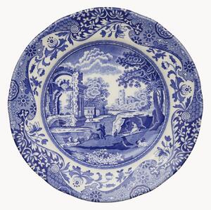 Set di 4 piatti da dessert Blue Italian