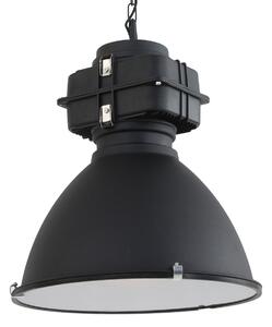 Mexlite - lampada a sospensione - Densi - nero - vetro metallo - Ø 47cm - E27 - 7779ZW