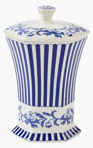 Vaso in porcellana con coperchio Steccato