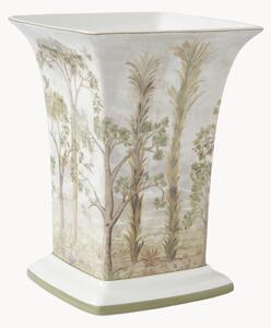 Vaso quadrato in porcellana Tall Trees