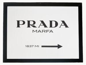 Stampa digitale incorniciata Prada Marfa