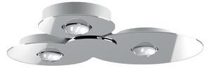 Plafoniera Lodes, dimmerabile, Metallizzato, Metallo