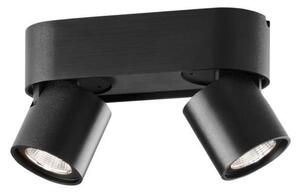 Plafoniera LIGHT-POINT, dimmerabile, Nero, Soggiorno, Alluminio