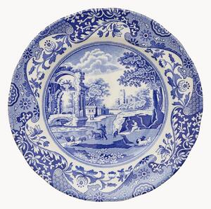 Set di 4 piatti da colazione Blue Italian