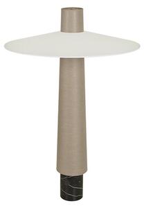 Lampada da terra Forestier, Thésée, Bianco, Soggiorno, Tessuto / Tessile, Boho
