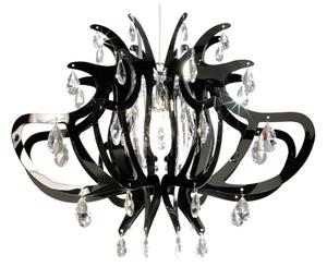 Lampada a sospensione Slamp, Nero, Sala da pranzo, Plastica