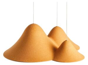 Lampada a sospensione LOOM DESIGN, dimmerabile, Giallo, Soggiorno, Alluminio