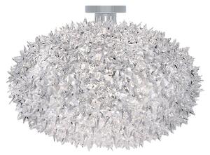 Plafoniera Kartell, Bloom C1, Trasparente, Soggiorno, Plastica, Design