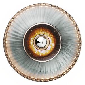 New Wave Optic Applique da Parete XL Smoke/Silver DESIGN BY US