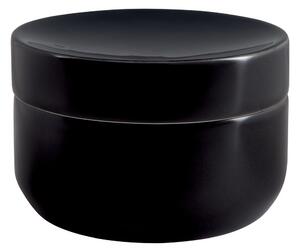 Organizer da bagno nero in ceramica per dischetti di cotone Jaro – Spirella