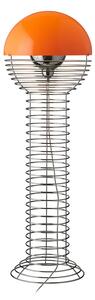 Lampada da terra Verpan, Wire, Arancione, Soggiorno, Metallo, Design