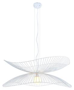 Lampada a sospensione Forestier, Libellule L, dimmerabile, Bianco, Soggiorno, Metallo, Design