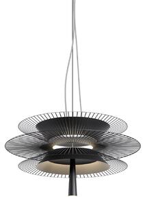 Lampada a sospensione Forestier, Gravity 2, Nero, Cucina, Metallo, Design