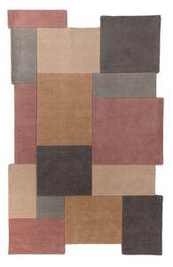 Tappeto in lana marrone 150x240 cm Collage - Flair Rugs