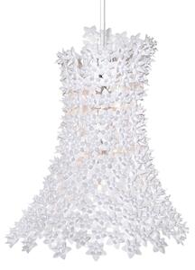 Lampada a sospensione Kartell, Bloom, Bianco, Soggiorno, Plastica, Design