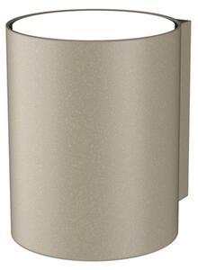 Applique Moderna Cilindrica Shape Metallo Sabbia 2 Luci Gx53 10Cm Biemissione