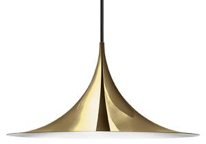 Lampada a sospensione GUBI, Semi, dimmerabile, Dorato / Ottone, Soggiorno, Metallo, Design