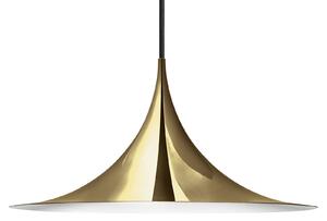 Lampada a sospensione GUBI, Semi, dimmerabile, Dorato / Ottone, Soggiorno, Metallo, Design