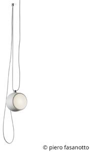 Lampada a sospensione FLOS, AIM Small, dimmerabile, Bianco, Soggiorno, Metallo, Design